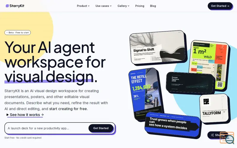 Screenshot of Starrykit