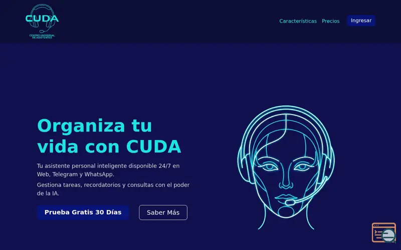 Screenshot of CUDA