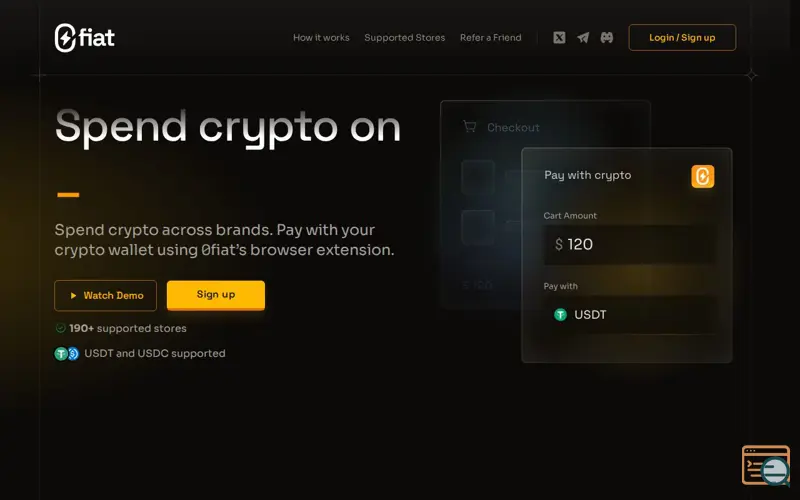 Screenshot of 0fiat