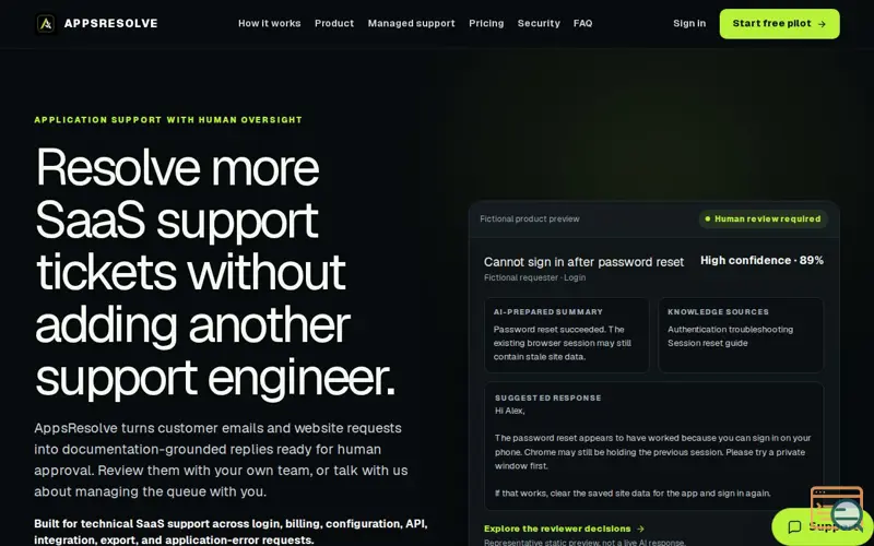 Screenshot of AppsResolve