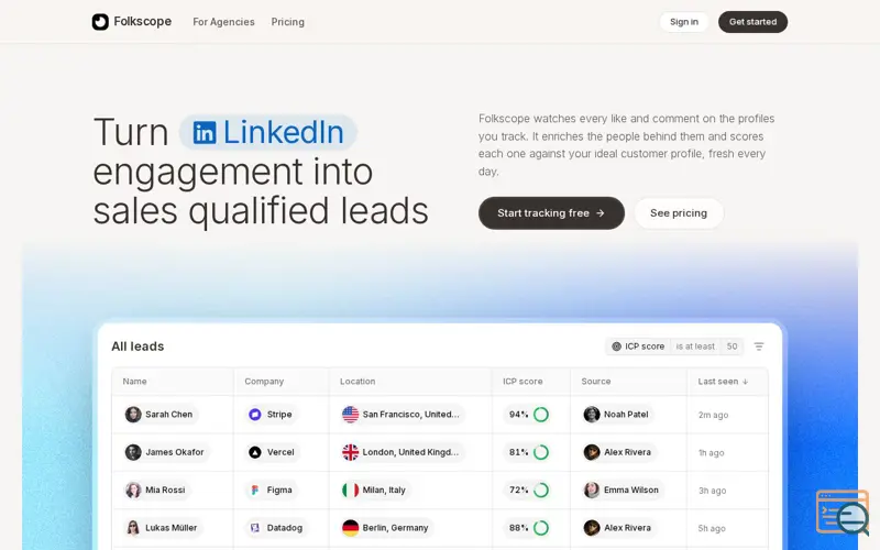 Screenshot of Folkscope