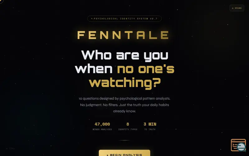 Screenshot of FENNTALE   Quiz