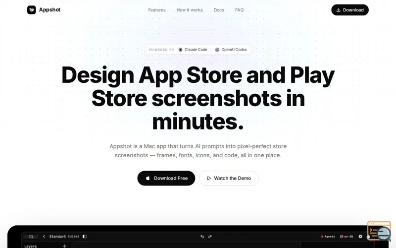 Screenshot of Appshot