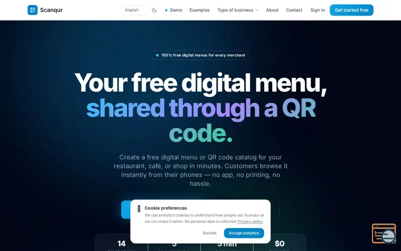 Screenshot of Scanqur