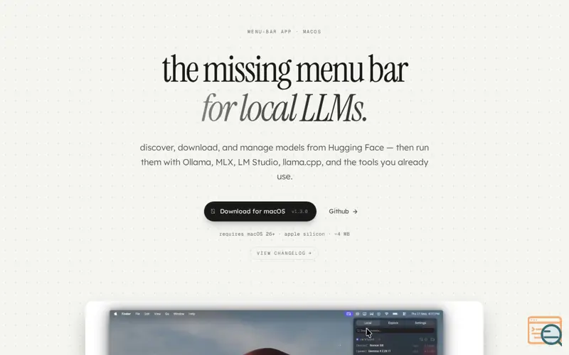 Screenshot of ModelHub