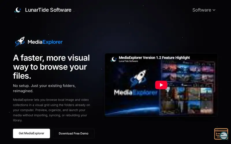 Screenshot of MediaExplorer