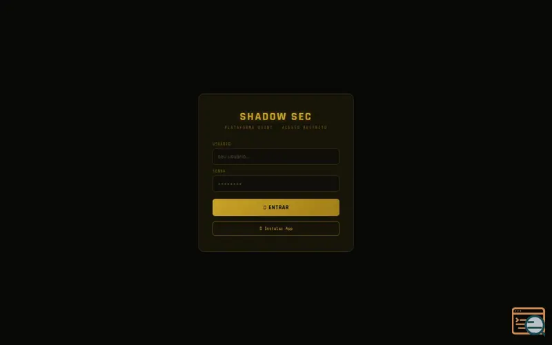 Screenshot of ShadowSec OSINT 