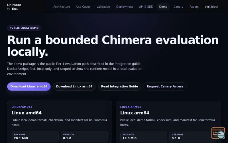 Screenshot of Chimera