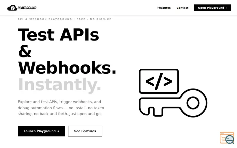 Screenshot of API Playground
