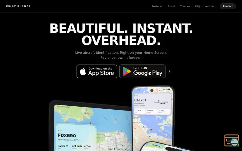 Screenshot of What Plane?