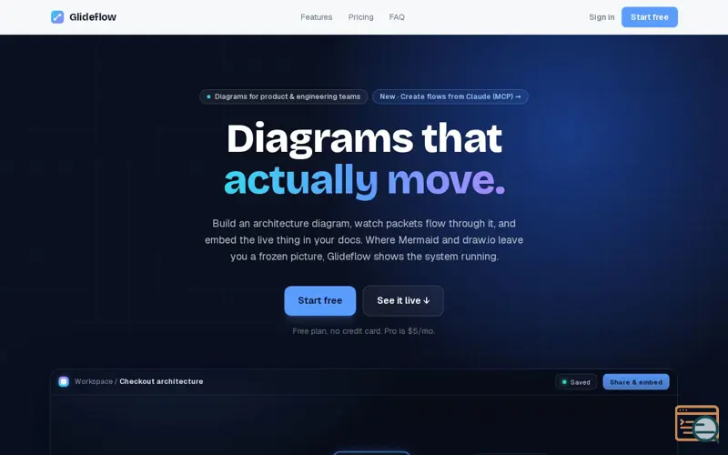 Screenshot of Glideflow