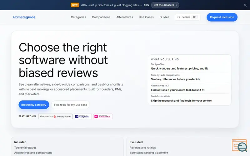 Screenshot of Altimateguide