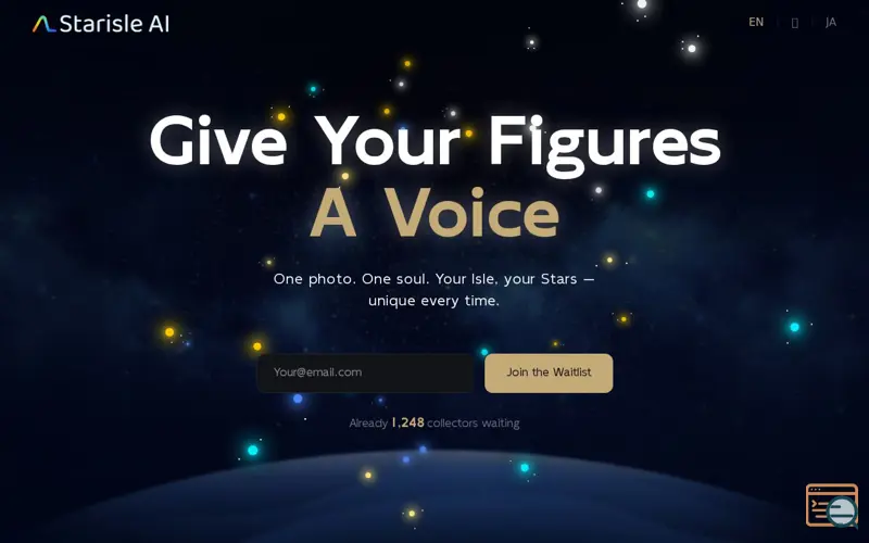 Screenshot of starisle.ai