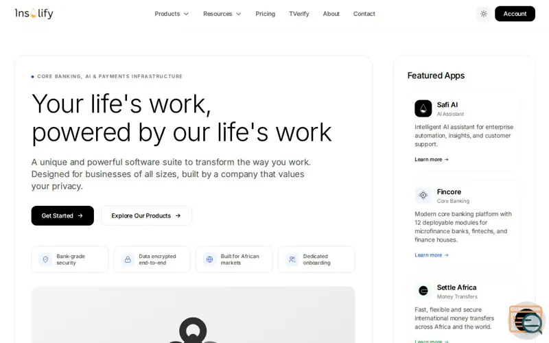 Screenshot of Insolify