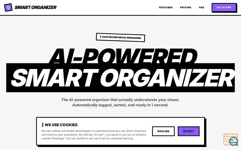 Screenshot of Smart Organizer