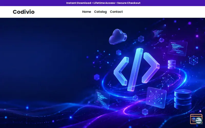 Screenshot of Codivio