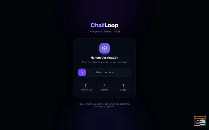 Screenshot of ChatLoop