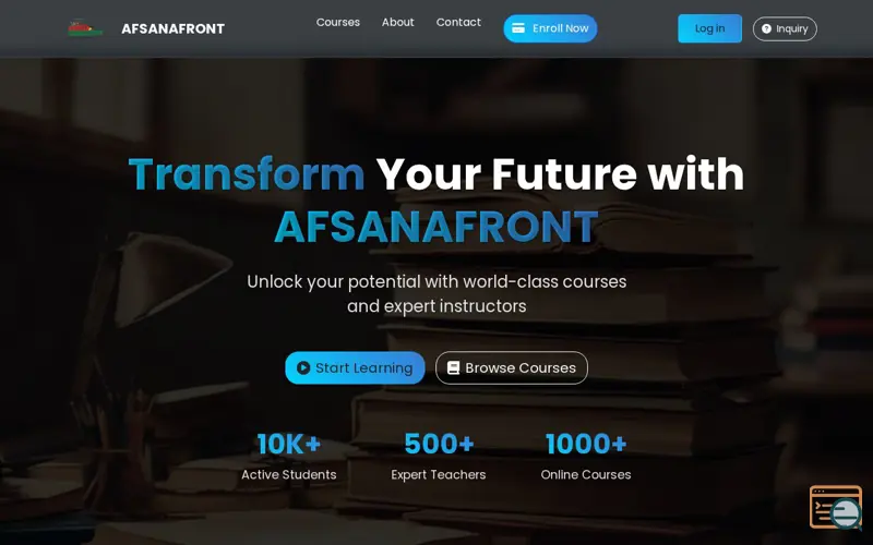Screenshot of Student Recruitment & Visa