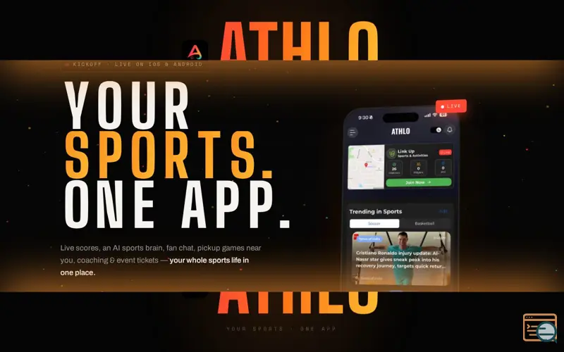 Screenshot of Athlo