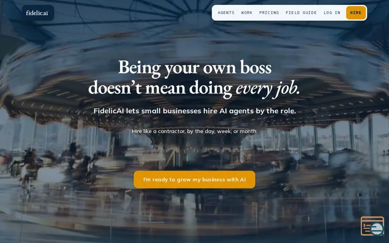 Screenshot of FidelicAI
