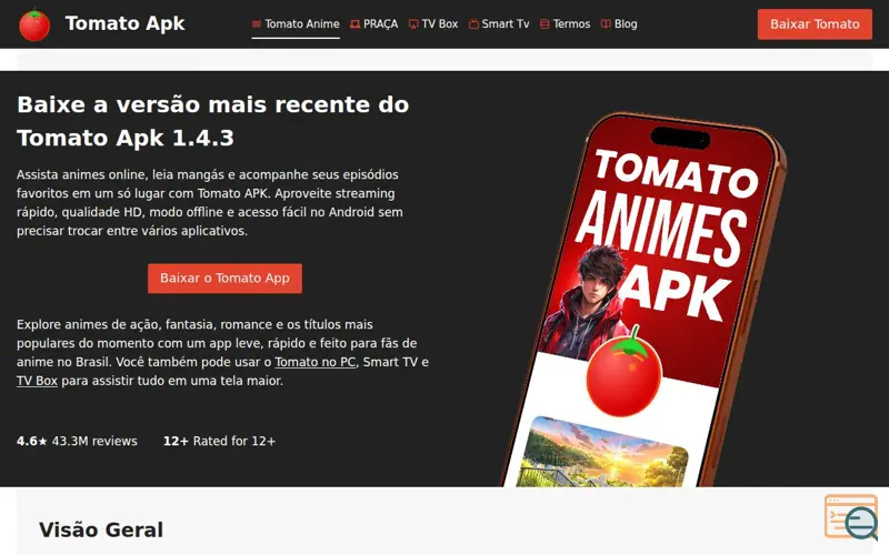 Screenshot of Tomato Apk
