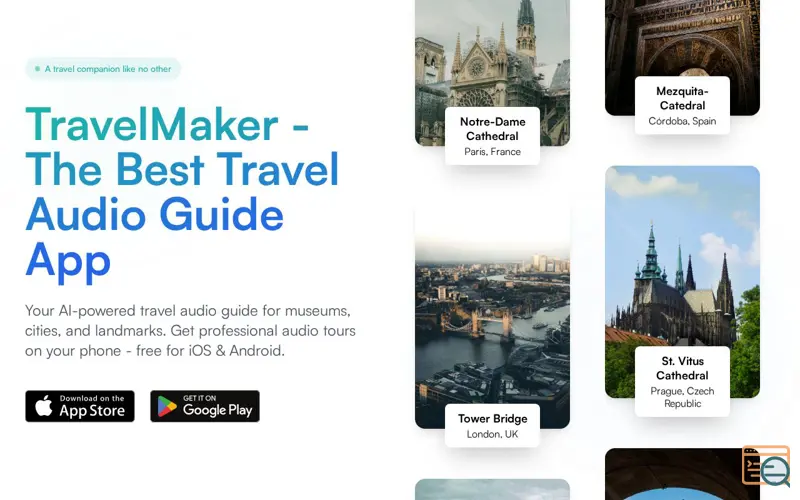 Screenshot of TravelMaker