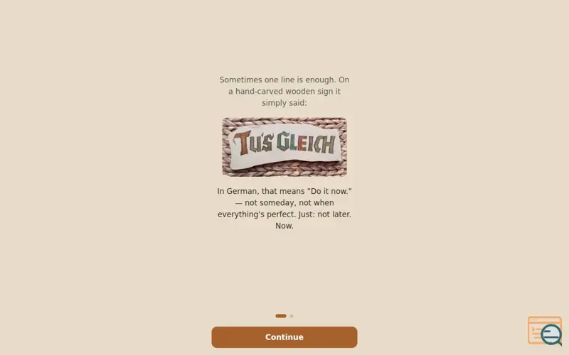 Screenshot of TusGleich