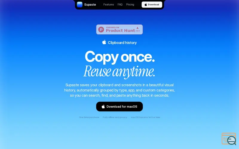 Screenshot of Supaste