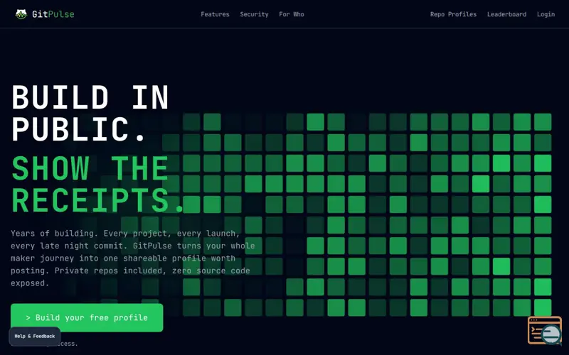 Screenshot of GitPulse