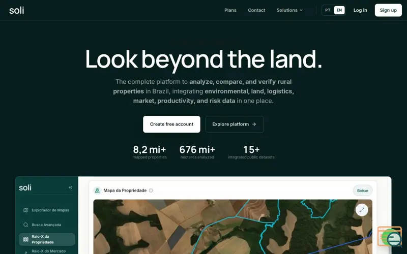 Screenshot of Soli
