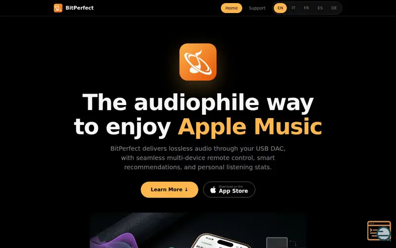 Screenshot of BitPerfect™