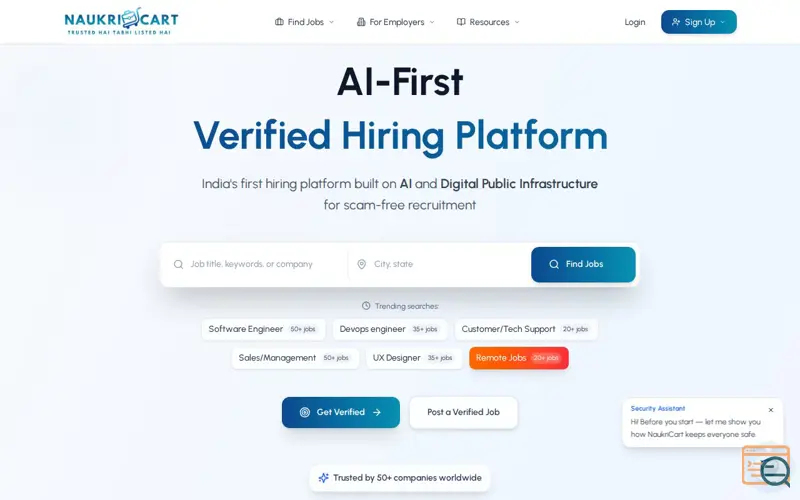 Screenshot of Naukricart