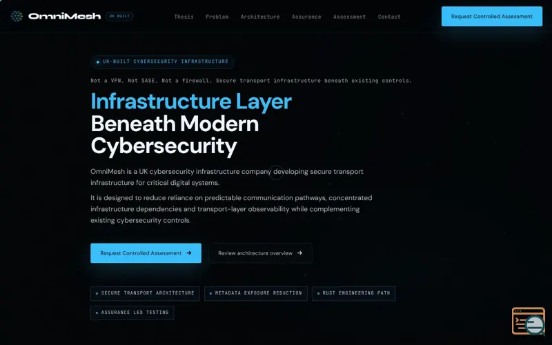 Screenshot of OmniMesh