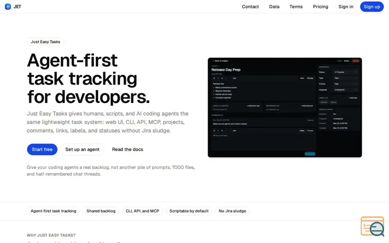 Screenshot of Just Easy Tasks