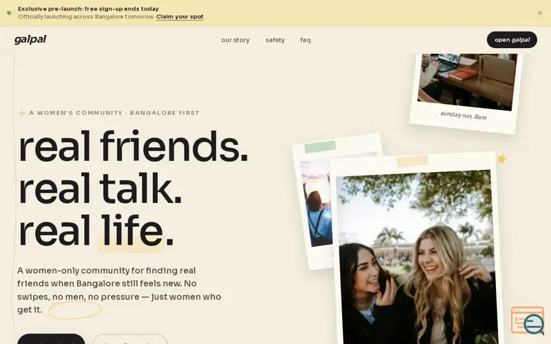 Screenshot of Gal Pal