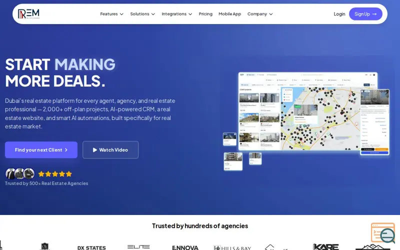 Screenshot of Real Estate Matchmaker