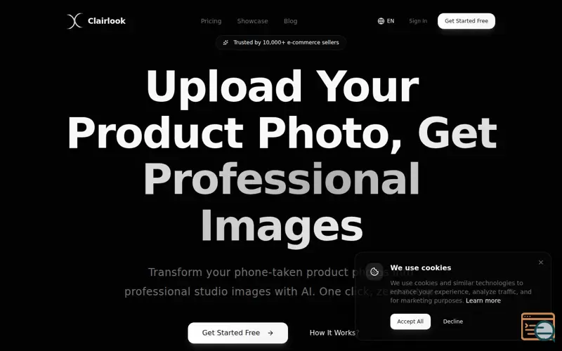Screenshot of Clairlook