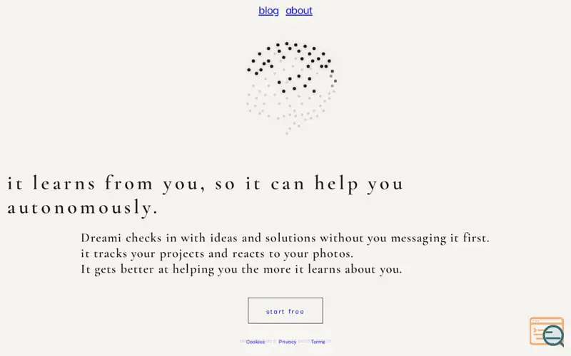 Screenshot of Dreami