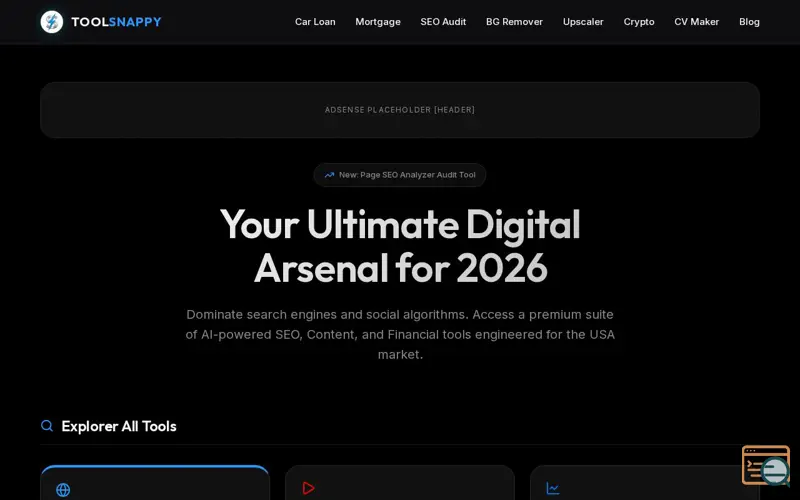 Screenshot of ToolSnappy