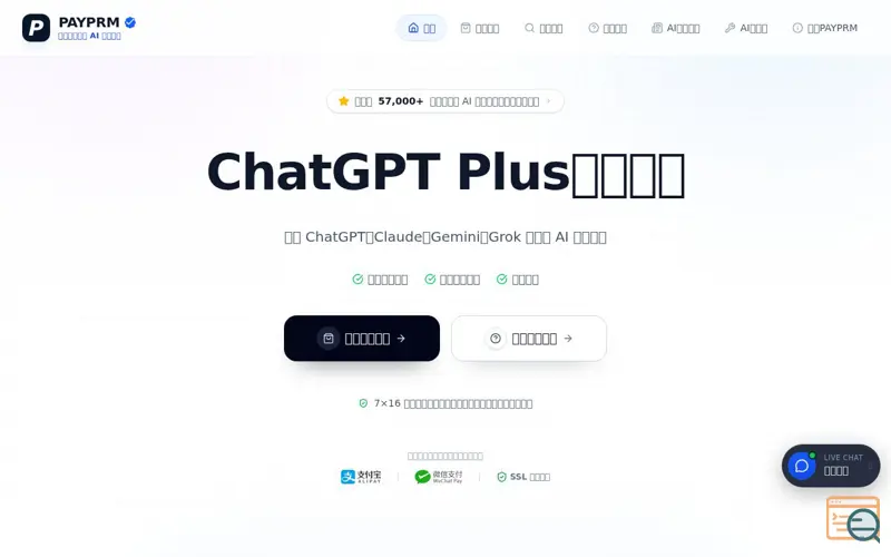 Screenshot of PAYPRM
