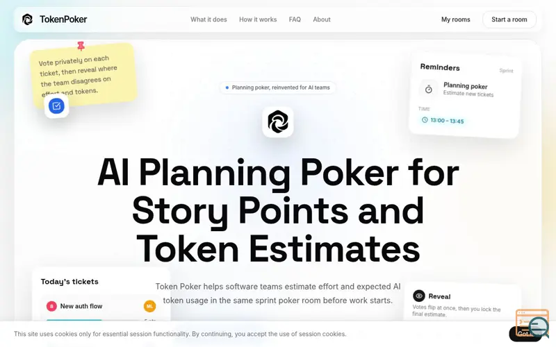 Screenshot of Token Poker