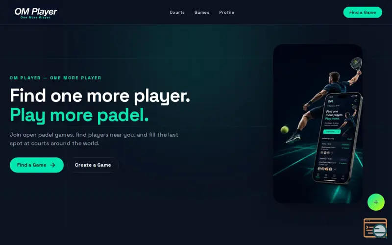 Screenshot of OM Player