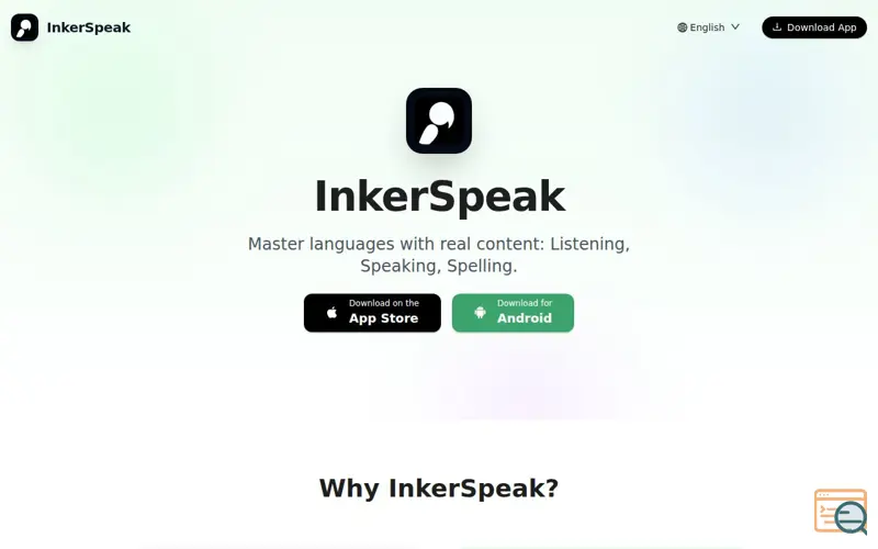 Screenshot of InkerSpeak