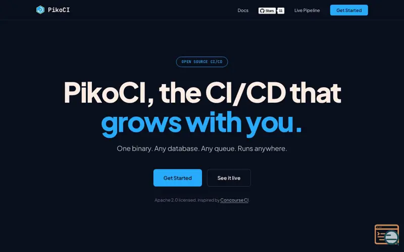 Screenshot of PikoCI