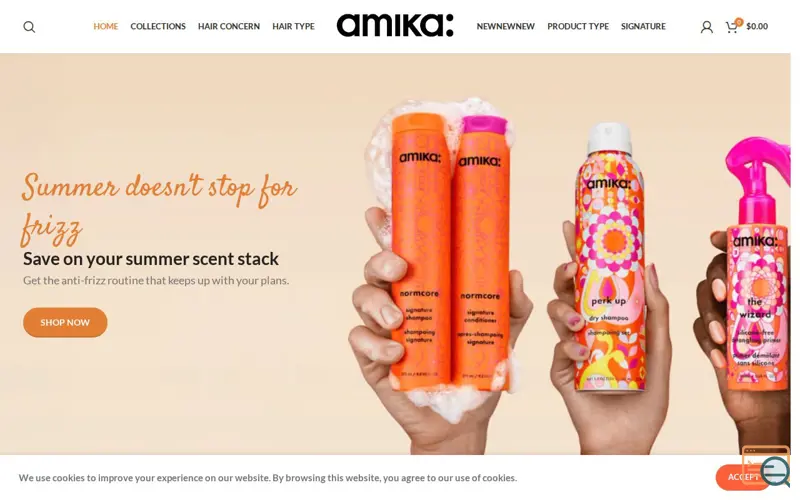 Screenshot of The Future of Hair Care is Here