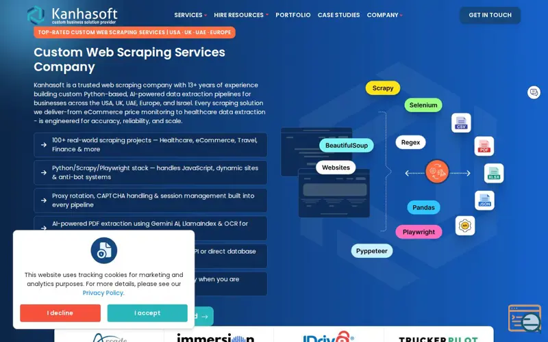 Screenshot of Web Scraping 