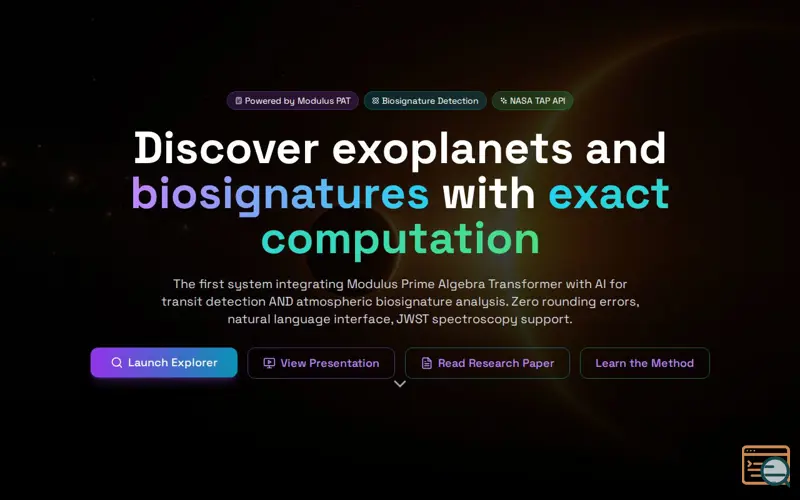 Screenshot of Resonant Worlds Explorer