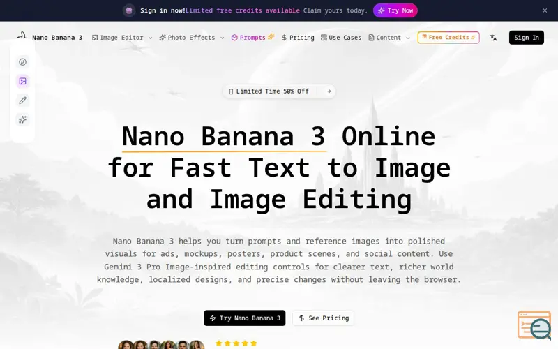Screenshot of Nano Banana 3