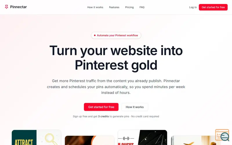 Screenshot of Pinnectar
