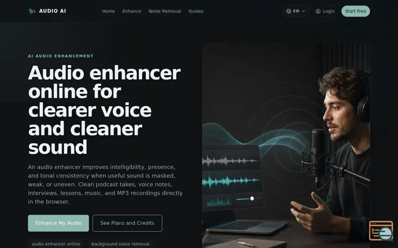 Screenshot of Audio enhancer